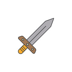 the sword and shield icon is suitable for your web, apk or project with a medieval theme