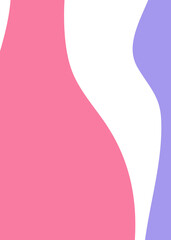 Colorful Abstract Shape Side Background 