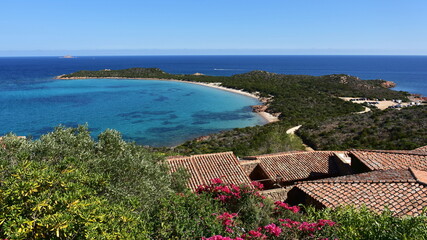 headland Coda Cavalo on island Sardinia