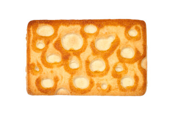 Rectangular cookies on a white background.