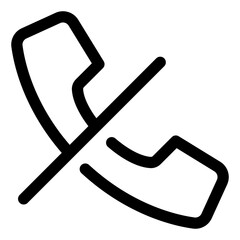 block phone icon