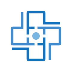 Cross line Medical Logo