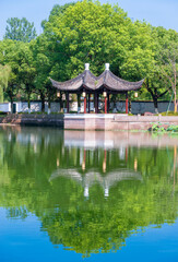Lake Scenery of Tianyi Museum, Ningbo, Zhejiang, China