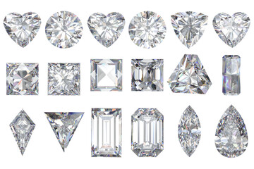 Easy to use popular diamonds popular jewelry, PNG format - obrazy, fototapety, plakaty