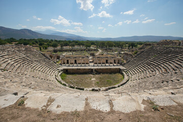 Theater of Aphrodisias Ancient City in Aydin, Turkiye