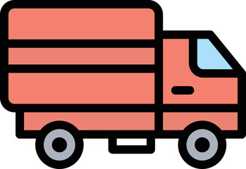 Truck Vector Icon Design Illustration