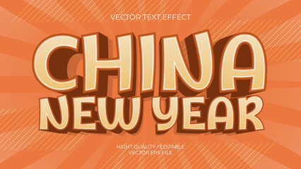 Chinese New Year Illustrator Text Effects