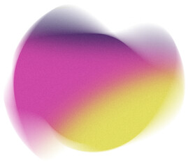 Abstract Grainy and Blurry Gradient Shape. 