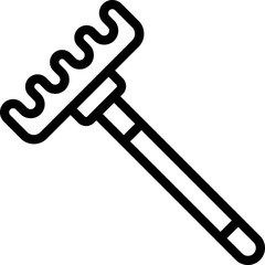 Rake Vector Icon Design Illustration