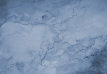 Blue watercolor grunge texture abstract water fluid background vector illustration.