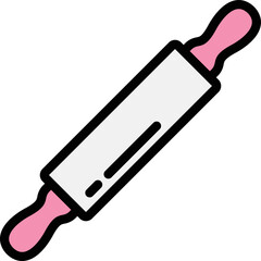 Rolling pin Vector Icon Design Illustration