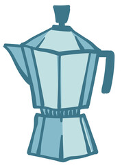 Geyser coffee machine, equipment for making caffeine drinks