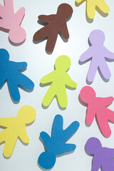 Concept of Diversity, Inclusion and Equality, conceptual photos