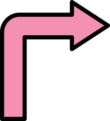 Turn Vector Icon Design Illustration