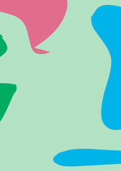 Abstract Shape Colourful Background 