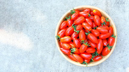 Small plum tomatoes, Solarino variety (Solarino RZ F1), Holland, fruitful, sweet, delicious, strong...