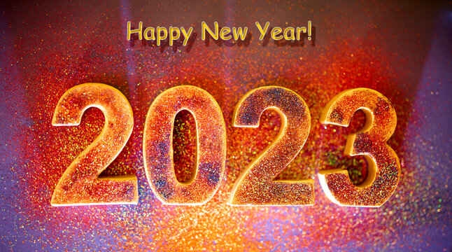Happy New Year 2023 - eine Grusskarte
