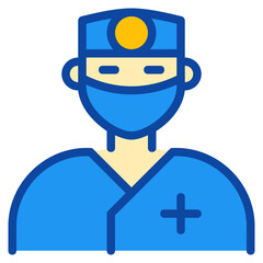 surgeon two tone icon