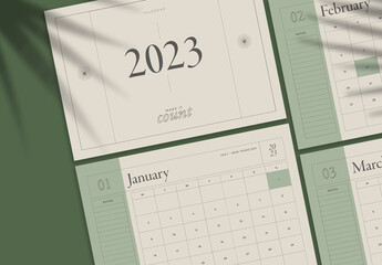 Minimalist 2023 Calendar Template