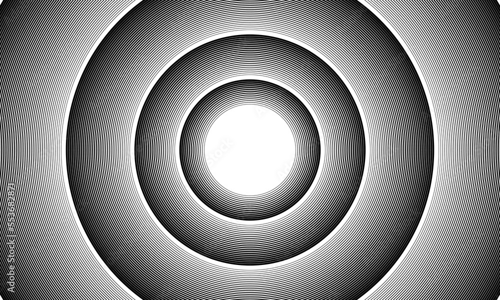 Poster abstract background with halftone black lines. landing page template.