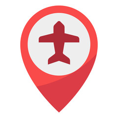 airport flat icon