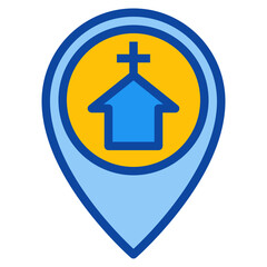 church two tone icon