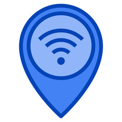 wifi blue icon
