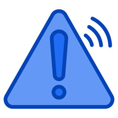 danger blue icon