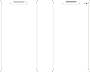 Communication device smartphone illustration vector file source