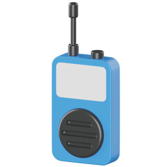 Obraz premium walkie talkie 3d render icon