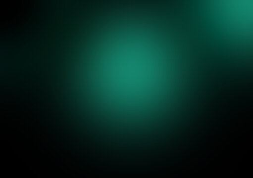 Black and dark Green smooth gradient abstract background image,Dark tone.Science or technology display concept.Metal or metallic color.spotlight in oom or studio.Graphic illustration.
