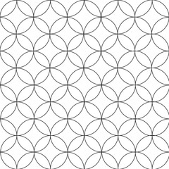 circle seamless pattern on transparent background.