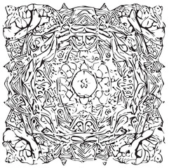 lines pattern logo on white background