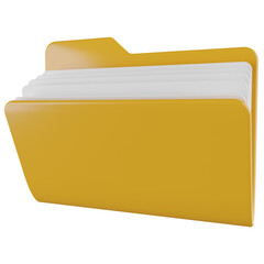folder file 3d render icon