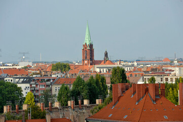 Obraz premium View over Berlin Prenzlauer Berg