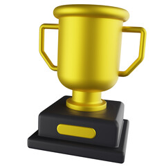 trophy 3d render icon