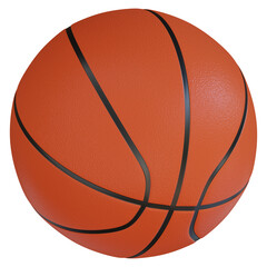 basketball 3d render icon