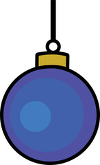 Ball on the Christmas tree png