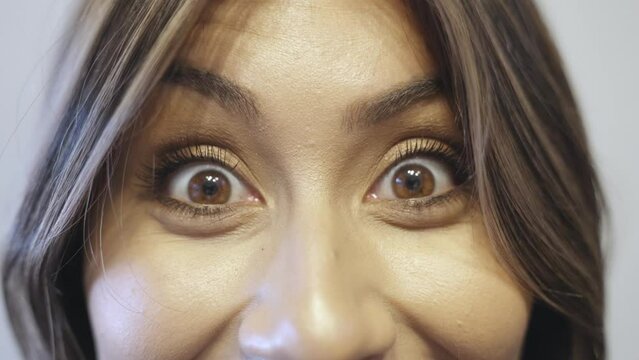 Close up shot of woman face expressions. Facial expressions. Shot in 4K 60 FPS for high quality slow motion. Purchase entire event raw at wholesale price email willneatheryyahoo.com.