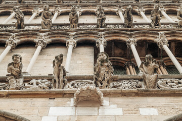 Statue Detail of Église Notre-Dame de Dijon