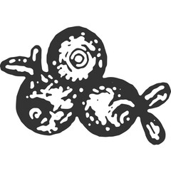 Berry Vintage Illustration Vector