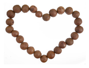 Walnut heart from the set