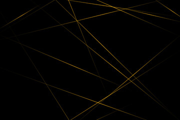 Abstract black with gold lines, triangles background modern design. Vector illustration EPS 10.