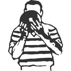 Bowling Vintage Illustration Vector