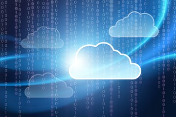 Cloud computer concept, Digital technology