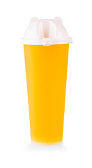fresh orange juice isolated on a white background with clipping path