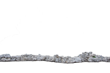 Isolated PNG cutout of a rock on a transparent background, ideal for photobashing, matte-painting, concept art