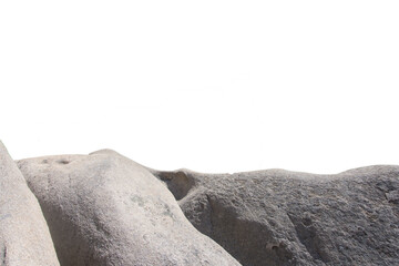 Isolated PNG cutout of a cliff on a transparent background, ideal for photobashing, matte-painting, concept art