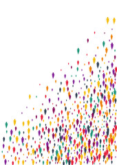 Green Leaf Vector White Background. Orange Foliage Fall Card. Poster Confetti Illustration. Bright Foliage Backdrop.