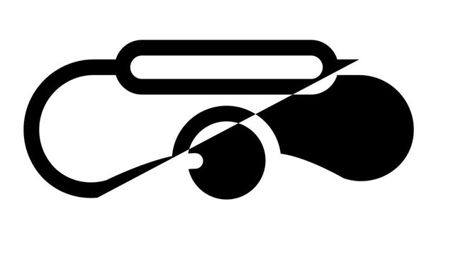 tank banger line icon animation